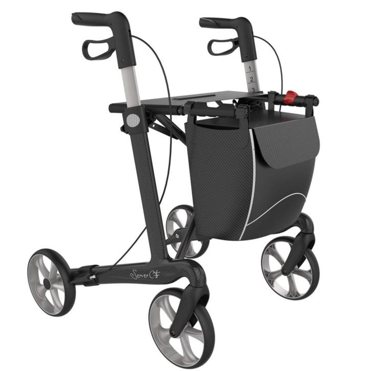 Rehasense Server CF carbon ultralichtgewicht rollator, Diversen, Rollators, Ophalen of Verzenden