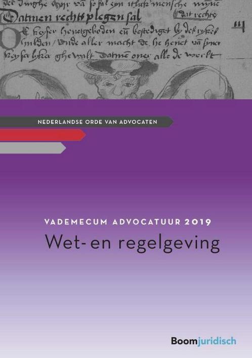 Vademecum Advocatuur 2019 9789462906136, Boeken, Wetenschap, Gelezen, Verzenden