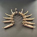 Messensteun (12) - Cygnes / Canards / Oies - Gepolijst, Antiek en Kunst