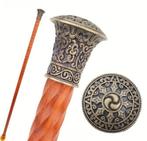 Wandelstok - Metaal, Magnifiek *** Heren wandelstok de March, Huis en Inrichting, Nieuw