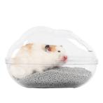 Grote Hamster Gerbil Kunststof Zandbak - Afgesloten Huisje B, Verzenden, Nieuw