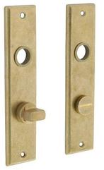 Intersteel Renovatie kortschild WC63/8 messing getrommeld, Ophalen of Verzenden, Nieuw