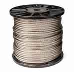 roestvaststaal Staalkabel 6 mm 50 meter roestvrijstaal, Verzenden, Nieuw