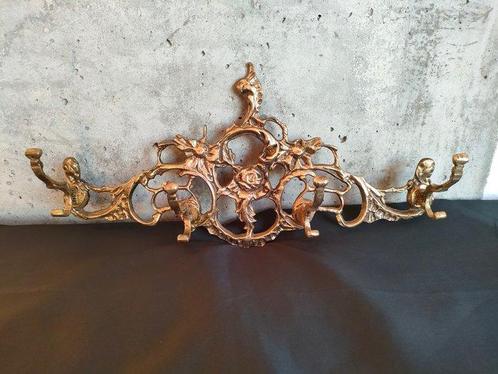 Portemanteau en bronze avec 4 cintres - Style Rococo -, Antiek en Kunst, Antiek | Overige Antiek