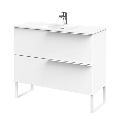 Tiger Pocket Meubelset 100 cm met 2 lades Wit incl Calpe, Doe-het-zelf en Bouw, Sanitair, Bad, Nieuw, Ophalen of Verzenden