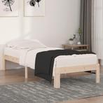 vidaXL Bedframe massief hout 75x190 cm, Huis en Inrichting, Slaapkamer | Bedden, Verzenden, Nieuw