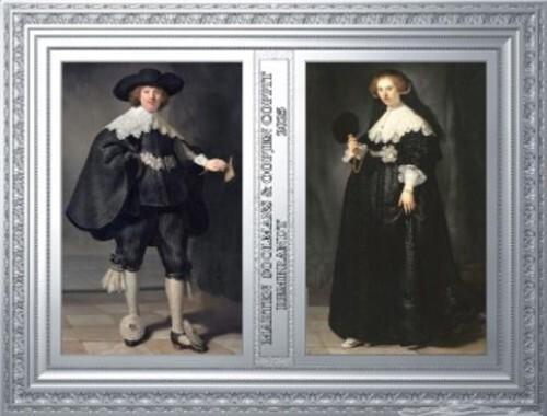 Frankreich 250 Euro zilver Farbdruck 2025 Rembrandt Doppe..., Postzegels en Munten, Munten | Europa | Euromunten, België, Verzenden