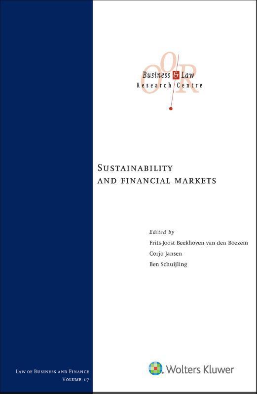 Sustainability and financial markets 9789013153477, Boeken, Wetenschap, Zo goed als nieuw, Verzenden
