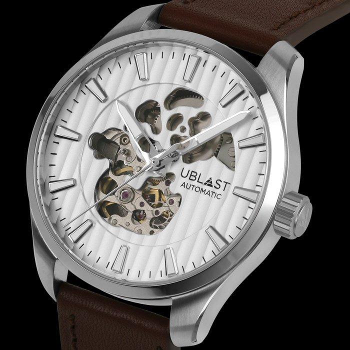 Ublast - Skelematic - Sapphire Glass - REF.UBSKE42SV - Ltd., Handtassen en Accessoires, Horloges | Heren