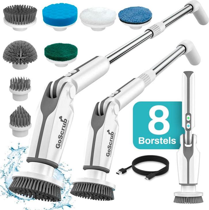 GoScrub® Elektrische Schoonmaakborstel – Cleaning Hero V1 –, Doe-het-zelf en Bouw, Gereedschap | Overige machines, Verzenden