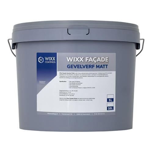 Wixx Façade Gevelverf Matt 10L, Bricolage & Construction, Peinture, Vernis & Laque, Envoi