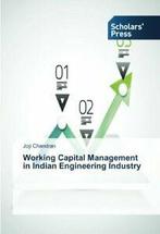 Working Capital Management in Indian Engineering Industry., Zo goed als nieuw, Joji Chandran, Verzenden