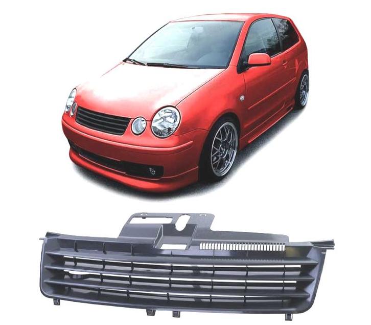 CALANDRE SANS LOGO VOLKSWAGEN VW POLO 01-05 NOIR, Auto-onderdelen, Carrosserie, Verzenden