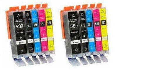 Huismerk Canon pixma TR7550 inktcartridges CLI-581 XL / P..., Informatique & Logiciels, Fournitures d'imprimante, Envoi