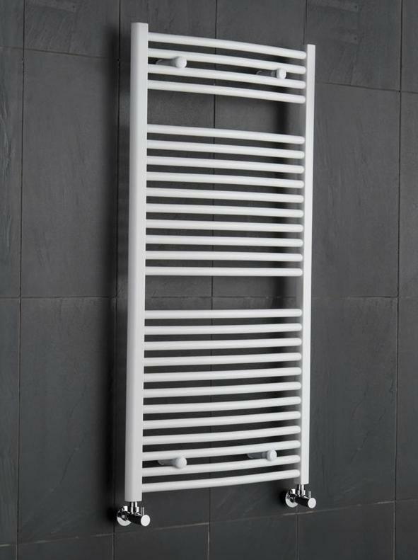 Sanifun handdoekradiator Medina Rondo Electro 1424 x 750 Wit, Bricolage & Construction, Chauffage & Radiateurs
