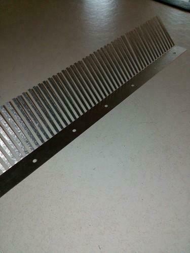 vogelschroot metaal  1,00meter 55mm  ventistrip, Doe-het-zelf en Bouw, Dakpannen en Dakbedekking, Overige typen, Nieuw, Verzenden