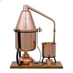 Distilleerketel Hobby 2.5L met alcohol/spiritus brander