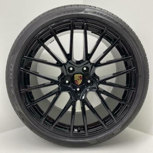 Porsche Cayenne E3 22 RS Spyder Unizwart met banden, Auto-onderdelen, Banden en Velgen, Overige maten, Zomerbanden, 315 mm, Personenwagen