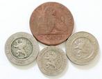 Belgique. Léopold Ier. 5, 10 Cents Lot 4 pièces monnaies