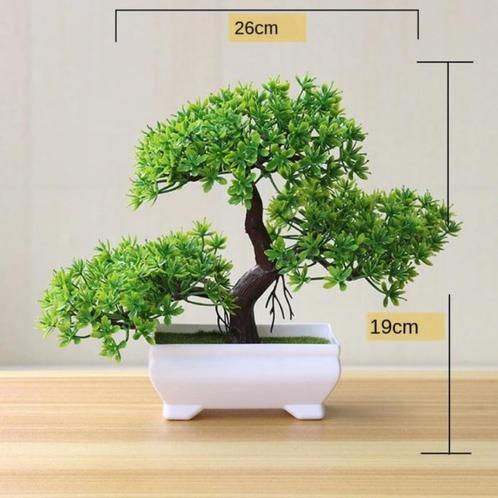 Kunst Bonsai Boom - Planten Nep Plant Plastic Decoratie, Huis en Inrichting, Woonaccessoires | Kunstplanten en Kunstbloemen, Nieuw