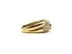 Ring - 18 karaat Geel goud - 0.80ct. tw. Smaragd - Diamant, Handtassen en Accessoires, Ringen, Nieuw