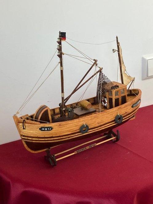 Objets maritimes - kotter, vissersschip, garnalenkotter, Antiek en Kunst, Curiosa en Brocante