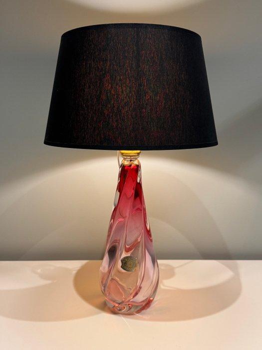 Val Saint Lambert - René Delvenne - Tafellamp - Kristal, Antiek en Kunst, Antiek | Verlichting