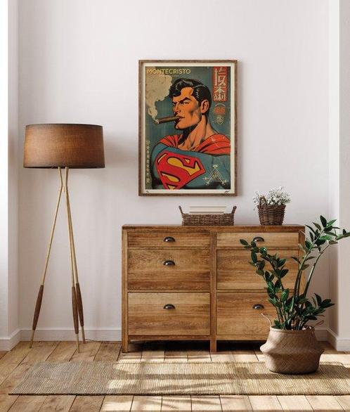 Kobalt (1970) - Montecristo - Superman (Galaxy Advertising, Antiek en Kunst, Kunst | Schilderijen | Modern