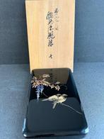 Doos - Prachtige Wajima-lakken Suzuribako (schrijfdoos) van