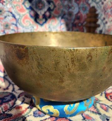 Onbekend - Zeer oude Jambati Singing bowl 20 cm 800 gr. - - beschikbaar voor biedingen