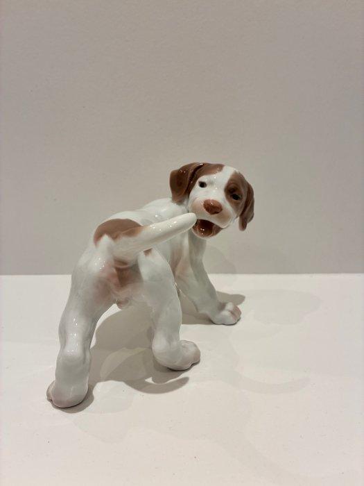 Bing & Grondahl - Lauritz Jensen - Figuur - Pointer Puppy, Antiquités & Art, Antiquités | Verre & Cristal