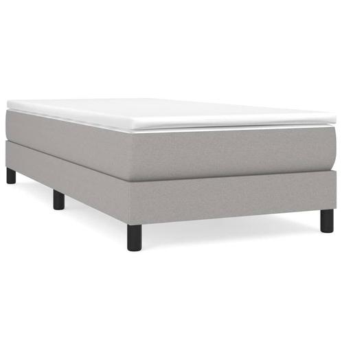 Bedframe 90x190 Lichtgrijs - Tweede Kansje voor Kleine Sl..., Huis en Inrichting, Slaapkamer | Bedden, 90 cm, 190 cm of minder