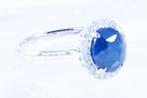 Zonder minimumprijs - Ring Platina - 4.45ct. tw. Saffier -, Nieuw