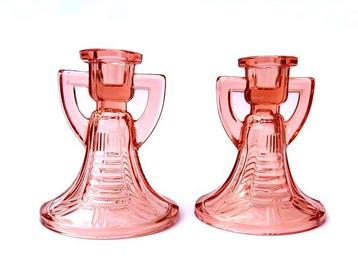 Val Saint Lambert - Kandelaar Victoria (2) - Glas - Luxval,