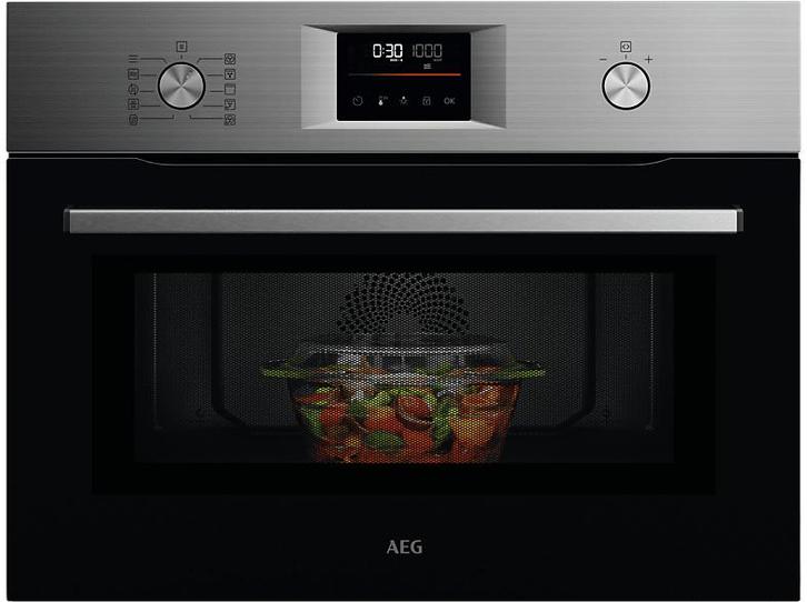 AEG -  Inbouw Magnetron 1000 W Inhoud 71 L - Inox, Electroménager, Micro-ondes, Envoi
