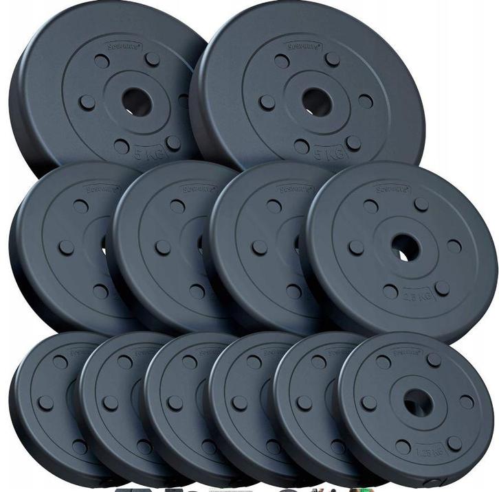 Halterschijven - Halter gewichten - Halterset - 30 kg - Phys, Huis en Inrichting, Overige Huis en Inrichting, Verzenden