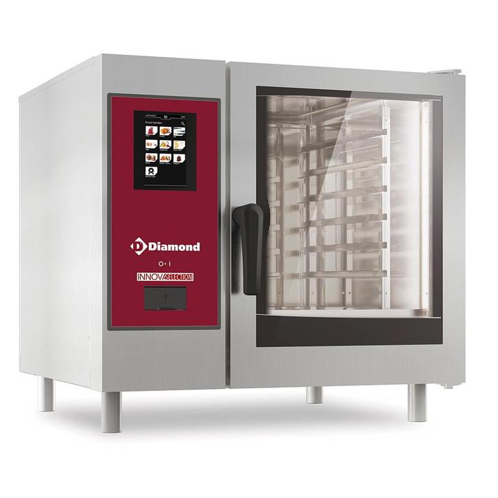 Comb-steamer | Elektrisch | 6x GN 1/1 + Cleaning | Stoom +, Zakelijke goederen, Horeca | Keukenapparatuur, Nieuw in verpakking