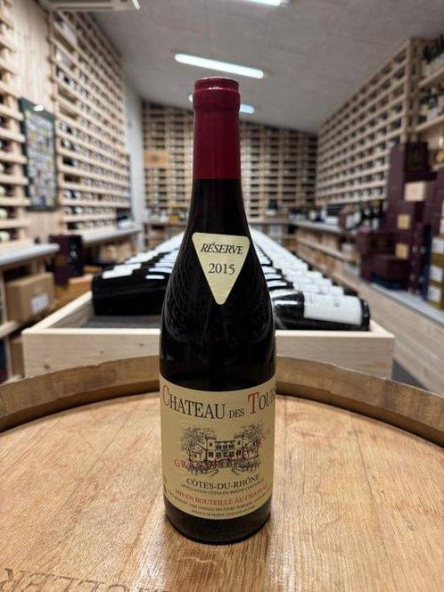 2015 E. Reynaud, Chateau des Tours - Rhône - 1 Fles (0,75, Verzamelen, Wijnen