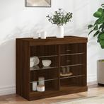 Bruin Eiken Dressoir | Retour Deal | 82% Korting Nu!, Huis en Inrichting, Met plank(en), Verzenden, Nieuw, 50 tot 100 cm