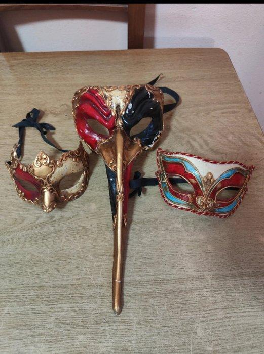 Carnavalsmasker (3) - venezia - Italië - 2000-2010, Antiquités & Art, Curiosités & Brocante