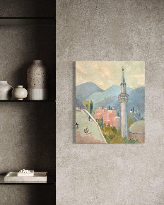 Marie Louise Ogier (1912-2003 ) - Voyage à Zougaldah Turquie, Antiek en Kunst, Kunst | Schilderijen | Klassiek