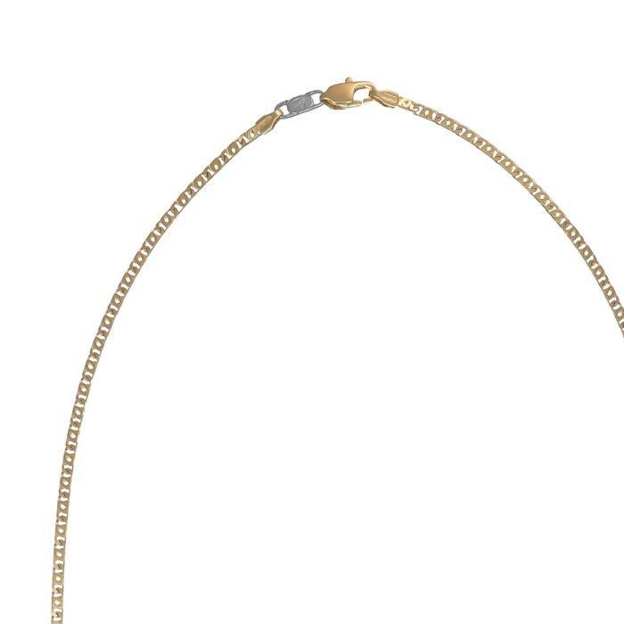 Halsketting - 18 karaat Geel goud, Witgoud, Handtassen en Accessoires, Kettingen