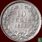 Nederland 10 cents 1895, Verzenden, 10 cent, Losse munt, Goud
