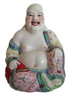 Figuur - grote porseleinen Boeddha - China  (Zonder