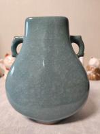 Vase - Porcelaine - Japon - Vase céladon craquelé glacé