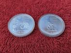 Canada. 5 Dollars 1976 Olympics Montréal Lot of 2 Silver