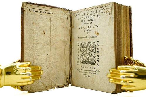 Auli Gellii - Noctes Atticae - 1560, Antiek en Kunst, Antiek | Boeken en Manuscripten