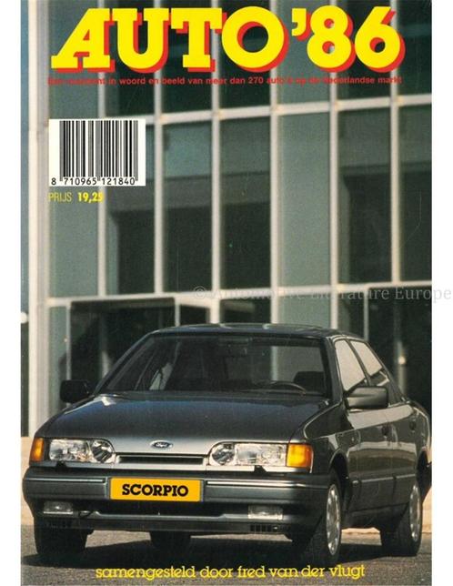 1986 AUTO JAARBOEK NEDERLANDS, Livres, Autos | Livres