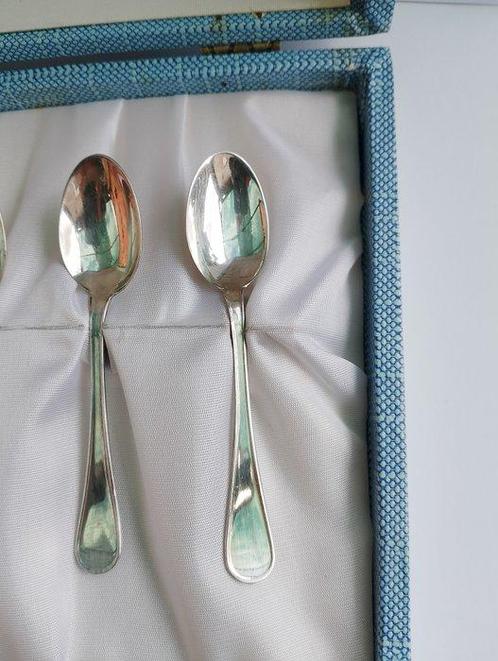 Koffielepel - .800 zilver - Zilveren theelepels 800, Antiek en Kunst, Antiek | Zilver en Goud