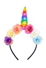 Bloemen Eenhoorn Haarband Regenboog Unicorn Diadeem Gekleurd, Ophalen of Verzenden
